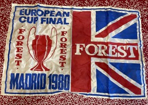 Nottingham Forest European Cup 79/80 - Forest Flag for sale on Ebay