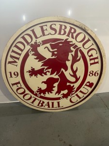 Middlesbrough Football Club original Riverside Club shop sign for sale on Ebay