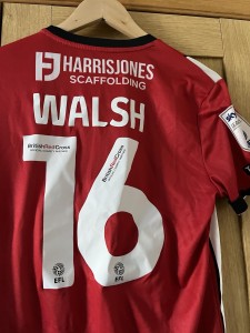 Lincoln City Signed Walsh Shirt for sale on Ebay