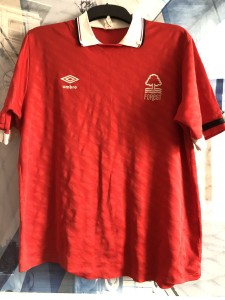 Nottingham Forest Home Shirt 88-90 No Sponsor on The Shirt.  for sale on Ebay