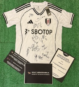Fulham FC Squad Signed Shirt AVAILABLE - Comes with Proof & COA Premier League for sale on Ebay
