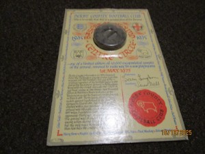 DERBY COUNTY  -  THE  BASEBALL GROUND CENTRE CIRCLE 1975  *IDEAL CHRISTMAS GIFT* for sale on Ebay