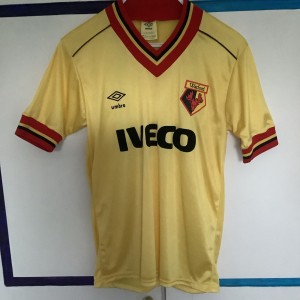 Watford Home Football Shirt Jersey 1982  VGC 34/36 inch for sale on Ebay