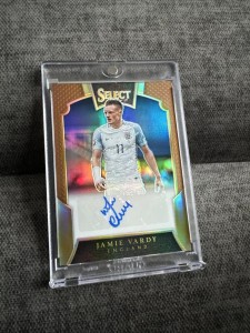 2016-17 Panini Select England Leicester City Jamie Vardy Auto Autograph /49 for sale on Ebay