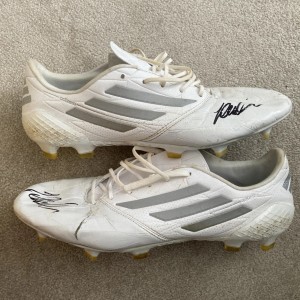 Jack Clarke Matchworn And Signed White Boots While Playing For Sunderland for sale on Ebay
