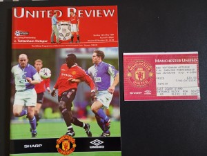 Manchester United v Tottenham Treble Title Decider Ticket Stub & Programme  for sale on Ebay