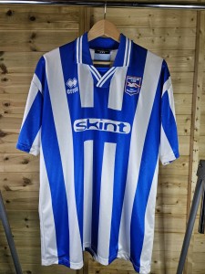 Rare Original Brighton And Hove Albion 1999/2000 Home Shirt ERREA XXL NR MINT for sale on Ebay