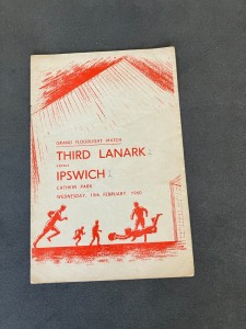 Third Lanark v Ipswich  10th Feb 1960  Floodlight Friendly Match for sale on Ebay