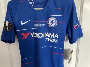 chelsea home vaporknit shirt player issue Europa final 2019 small men’s  for sale on Ebay