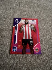 Topps Premier League 2026 Bryan Mbeumo Brentford Red /5 Numbered Parallel for sale on Ebay
