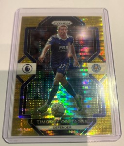 2022-23 Panini Prizm Timothy Castagne Gold /10 Leicester City for sale on Ebay
