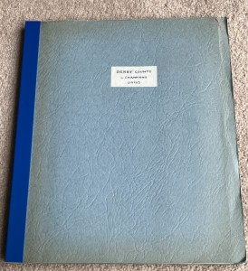 Derby County 1972 League Champions Scrapbook / Season Record for sale on Ebay