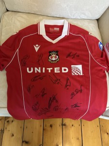 Signed 2025/26 Wrexham Shirt Authentic  for sale on Ebay