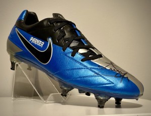 Signed Scott Parker Tottenham Spurs Fulham Un Worn Match Football Boot NIKE T90 for sale on Ebay