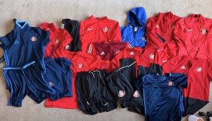 Joblot Bundle of 19 x SAFC Sunderland Football Tops Shirts Etc Medium..  for sale on Ebay