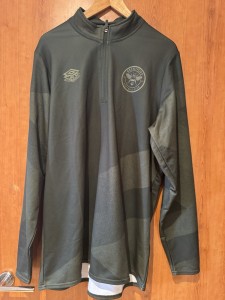 UMBRO BRENTFORD FC 1/4 ZIP PRO TRAINING TOP SHIRT MENs GREEN Size XL UK EU 52 XL for sale on Ebay