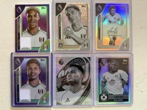  2026 Topps Premier League Fulham Numbered Card Bundle With 2x Patch And Auto for sale on Ebay