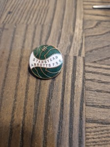 Stanstead Abbotts Football Supporters Club Pin Badge RW MILLER for sale on Ebay