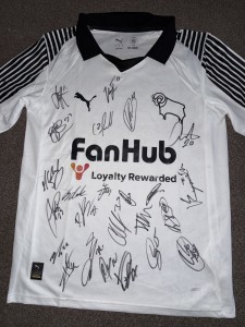 SIGNED DERBY COUNTY SHIRT 25/26 RAMS DCFC PROOF  for sale on Ebay