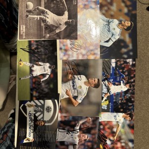 9 Signed Photos By Past And Present Leeds United FCPlayers for sale on Ebay
