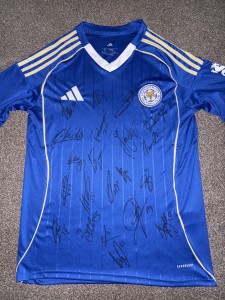 SIGNED LEICESTER CITY SHIRT 25/26 FOXES LCFC PROOF  for sale on Ebay