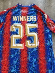 Marc Guehi Crystal Palace FA cup winning  2024/25 Signed Shirt / Photo Proof for sale on Ebay