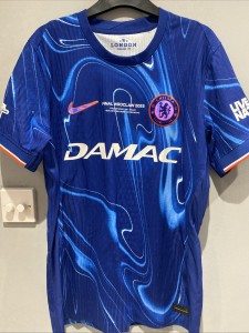 Chelsea FC Nike DriFit Advanced UEFA Conference League Final Player Issued Shirt for sale on Ebay