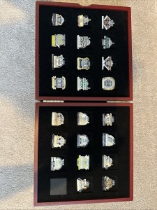 Spurs 23x Danbury Mint Badges Victory Pin Collection and Cards Tottenham Hotspur for sale on Ebay