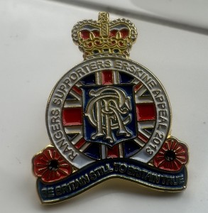 GLASGOW RANGERS FC 2013 ERSKINE PIN BADGE for sale on Ebay