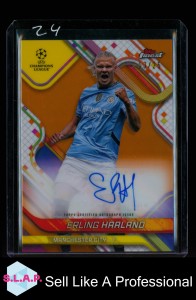 ERLING HAALAND 03/25 TOPPS FINEST BA-EH 2025 UCL MANCHESTER CITY ENG AUTOGRAPH for sale on Ebay
