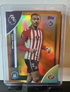 Wilson Isidor Sunderland Topps Premier League 2026 Orange 18/25 Rookie Kit Match for sale on Ebay
