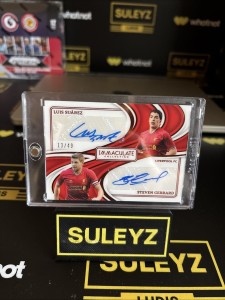 2024/25 Panini immaculate Luis Suarez/Steven Gerrard Liverpool - Dual Auto 13/49 for sale on Ebay