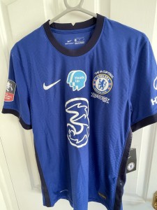Nike Chelsea Vaporknit Home Shirt 21/22 Fa Cup Final Shirt Med for sale on Ebay