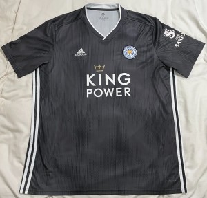 Leicester City Football Shirt black 2019 Adidas shirt 2XL XXL for sale on Ebay