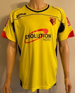 2009/10 Match-Worn Watford FC Danny Graham Home Shirt for sale on Ebay