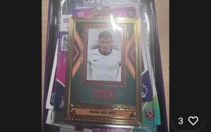 Morgan Gibbs White Gold frame /10 - Futera - England - Nottingham Forest for sale on Ebay