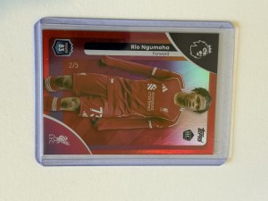 Topps Premier League 2025/26 Rio Ngumoha RC Rookie Card Liverpool /5 for sale on Ebay