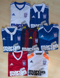 Ipswich Town shirts x7 2015-2018 for sale on Ebay