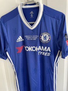 Adidas Chelsea Player Issue  Adizero Home Shirt FA Cup Final 2018 Size 6 for sale on Ebay