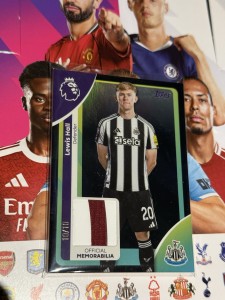 Topps Premier League 2025/2026 Lewis Hall 10/10 Relic Newcastle United for sale on Ebay