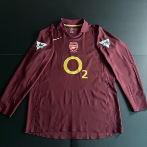 Original Player Spec Nike Arsenal 2005/2006 Long Sleeve Home Shirt Men Large 438 for sale on Ebay