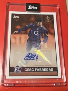 Topps Lost Rookies - Cesc Fàbregas - Autograph /5 - Arsenal Champions League RC for sale on Ebay
