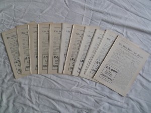 My Private Collection 1927 1928 Season Aston Villa programmes 11 in total OFFER for sale on Ebay