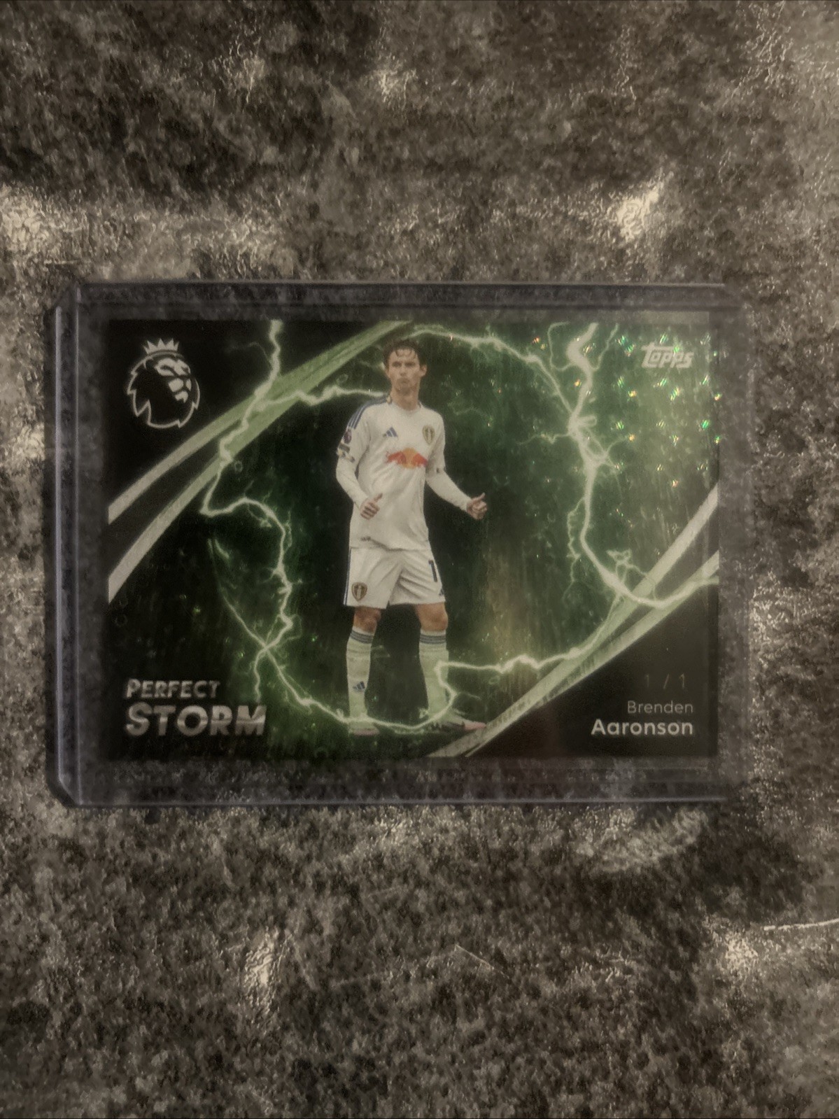 Perfect Storm Brenden aaronson Leeds  1/1 Topps Premier League 2026 for sale on Ebay