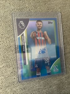 Topps Premier League 2025/2026 Adam Wharton Auto /150 Crystal Palace for sale on Ebay