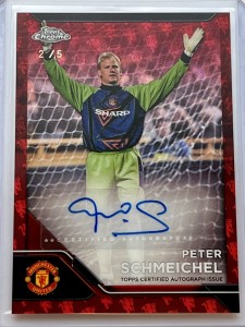 2025 Topps Manchester United Deluxe - Peter Schmeichel - Auto 2/5 for sale on Ebay