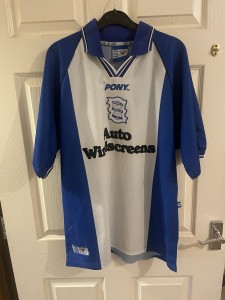 Size L Birmingham City 1997-1998 home football shirt jersey for sale on Ebay