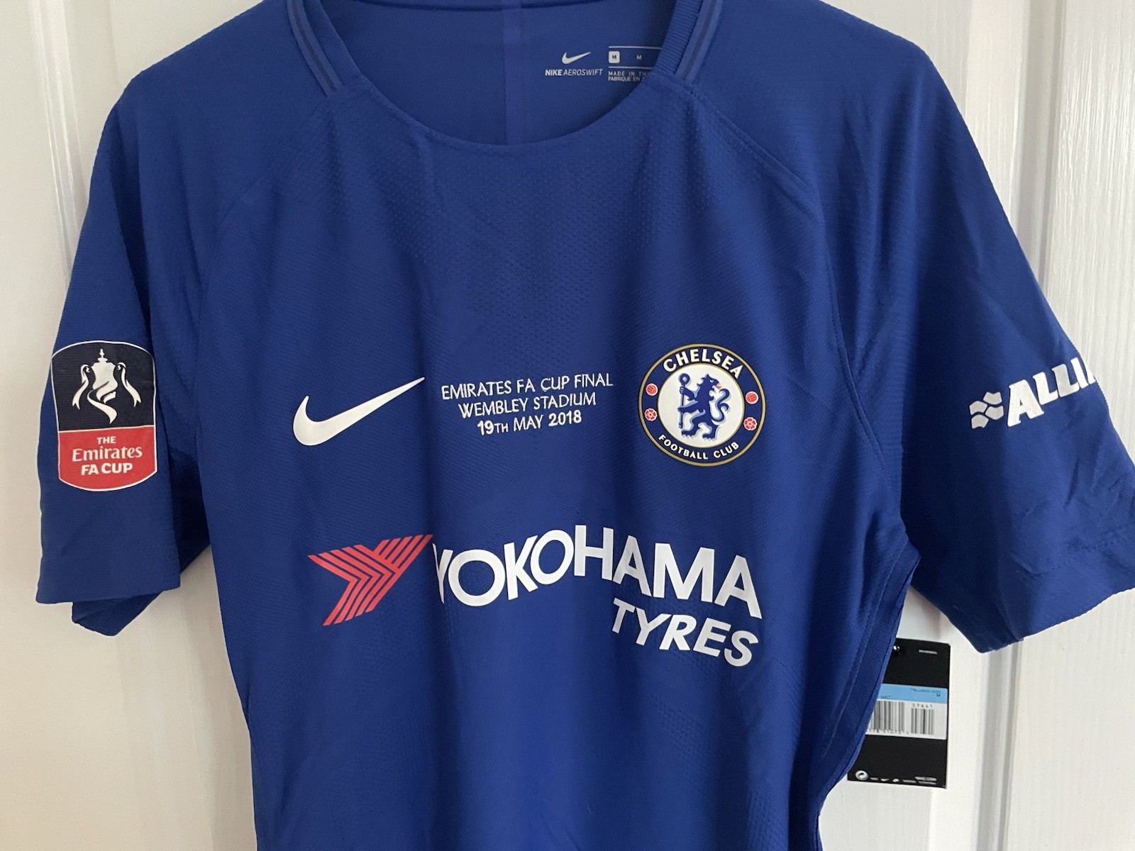 Nike Chelsea Player Issue Aeroswift Home Shirt FA Cup Final 2018 Size Med for sale on Ebay