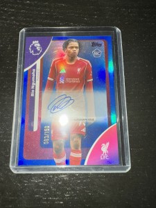 Topps Premier League 2025/2026 Rio Ngumoha Auto 83/150 Rookie Card, Liverpool for sale on Ebay