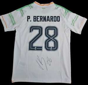 Paulo Bernardo Hand Signed Celtic 25/26 Third Shirt Autograph Scptland COA PROOF for sale on Ebay